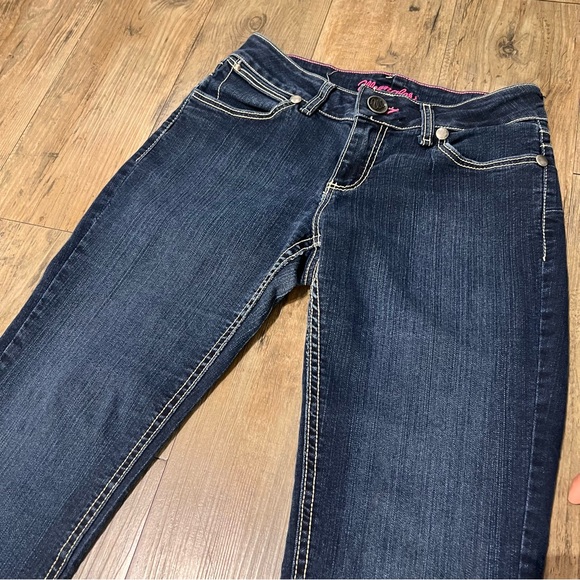Wrangler Booty Up Carolina Breakaway Jeans Sz 5/6x30 Rodeo Western Stretch Jeans - Picture 4 of 12